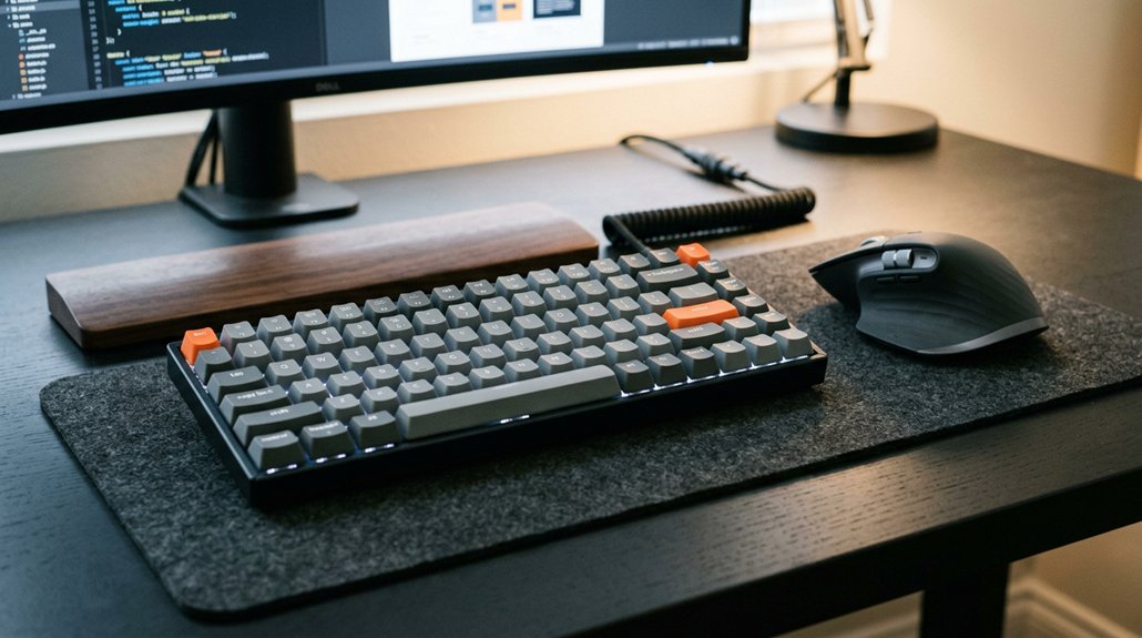 ergonomic keyboard and posture
