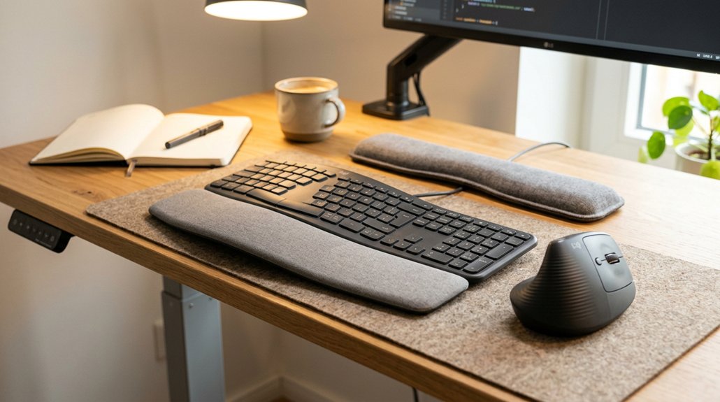 ergonomic keyboard mouse tips