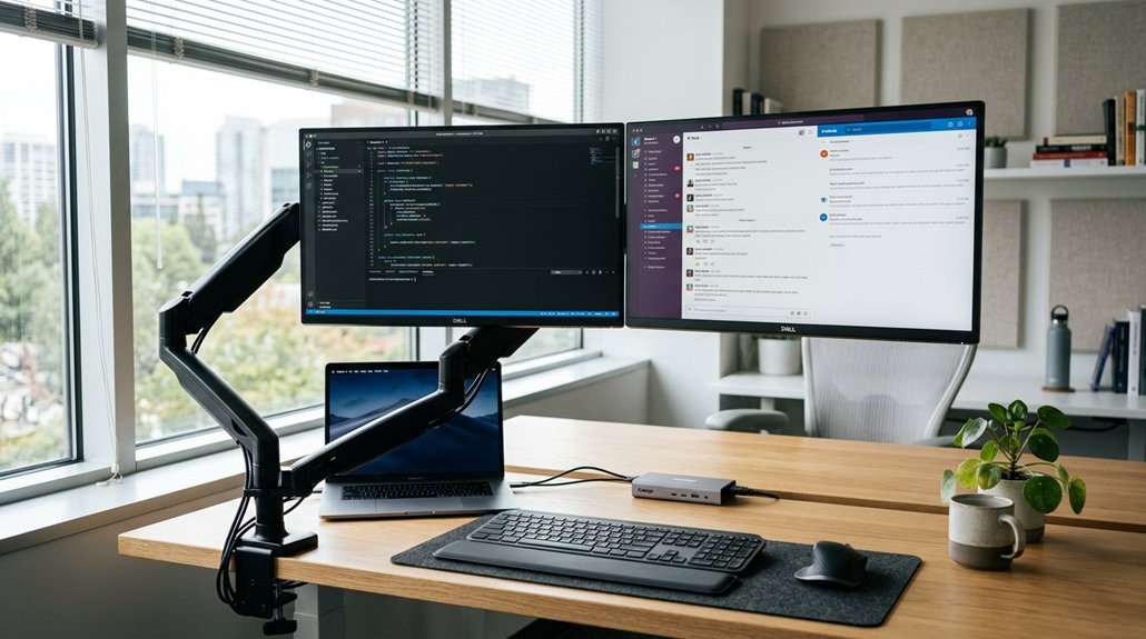 ergonomic monitor arm selection