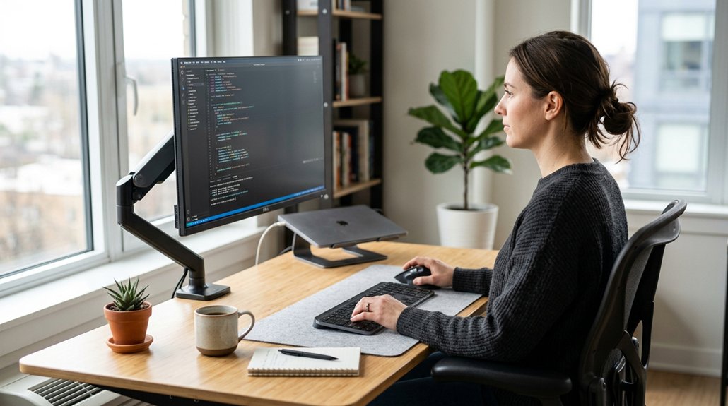 ergonomic monitor positioning guide