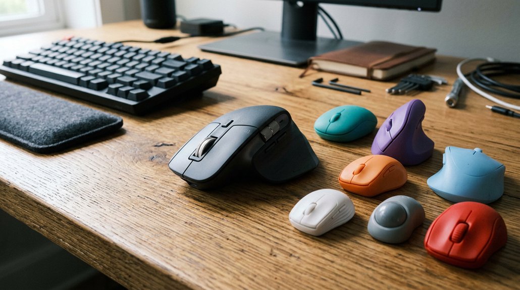 ergonomic mouse fit testing