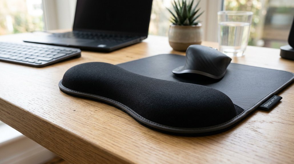 ergonomic mouse pad guide
