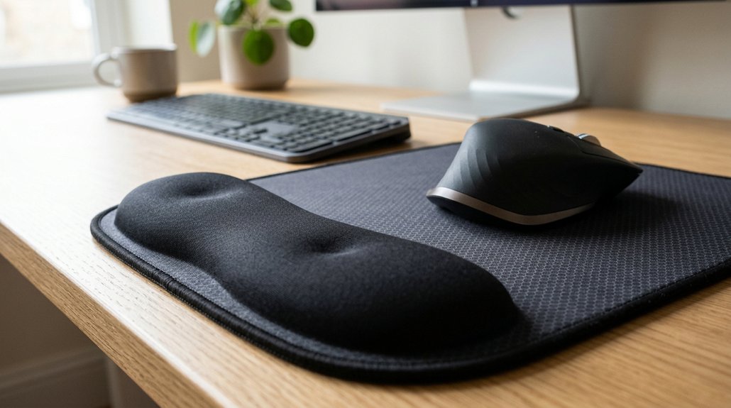 ergonomic mouse pad support