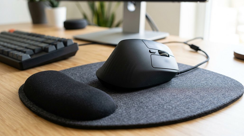 ergonomic mouse placement tips