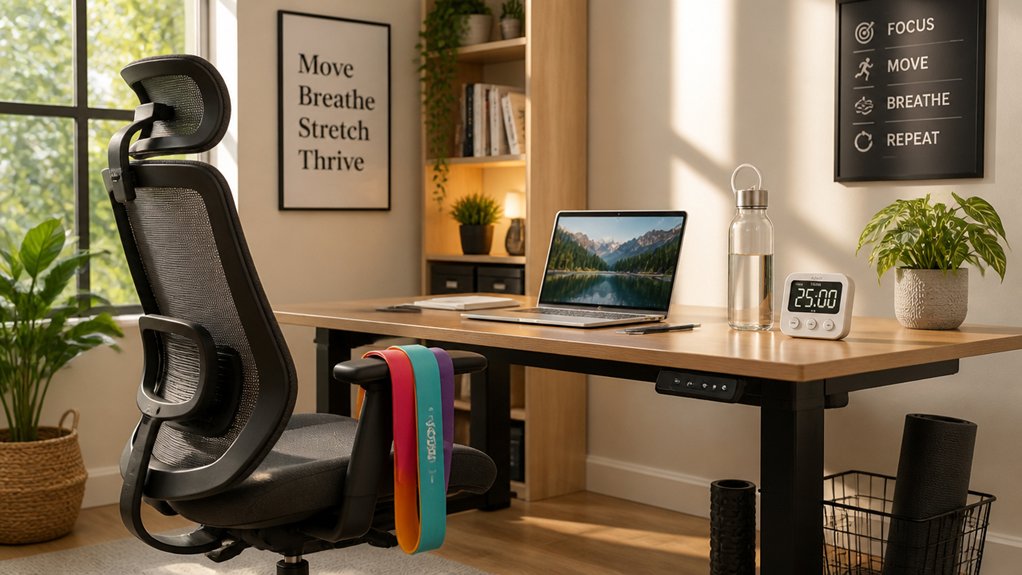 ergonomic movement zones setup