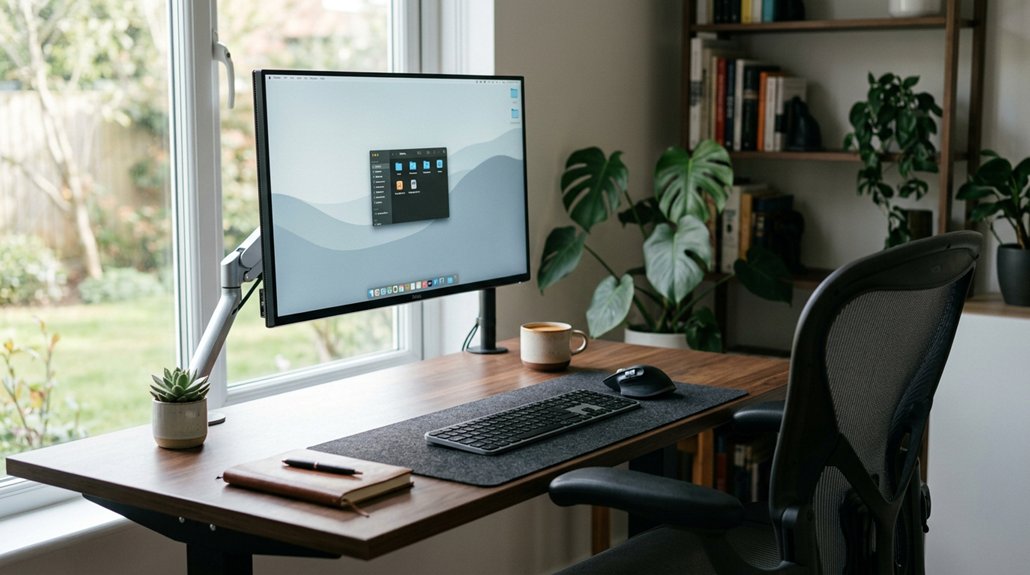 ergonomic screen and seating