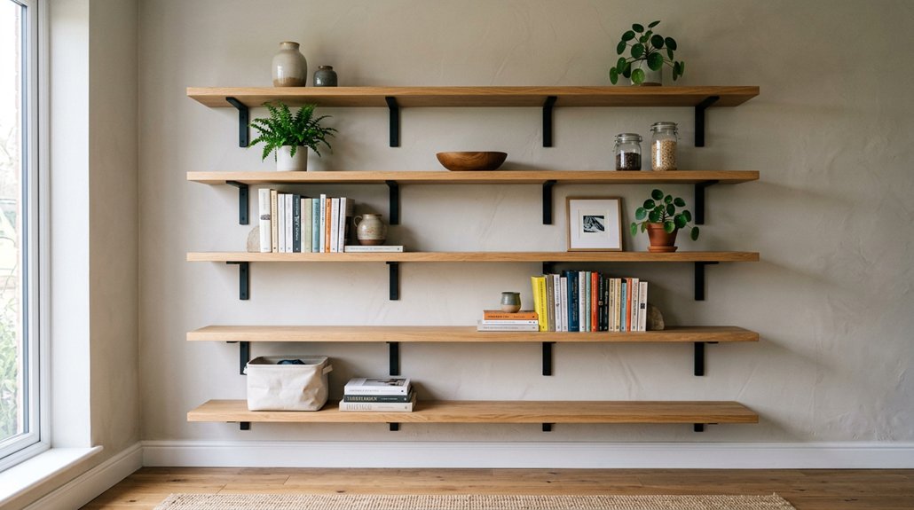 ergonomic shelf placement guide
