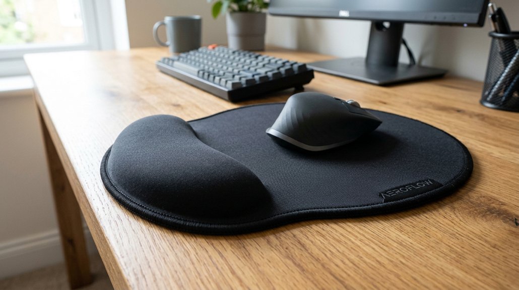 ergonomic supportive mouse pad