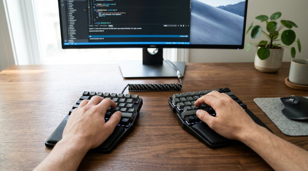 ergonomic typing pain relief
