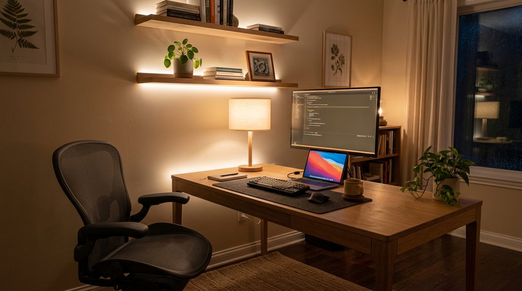 ergonomic warm accent lighting