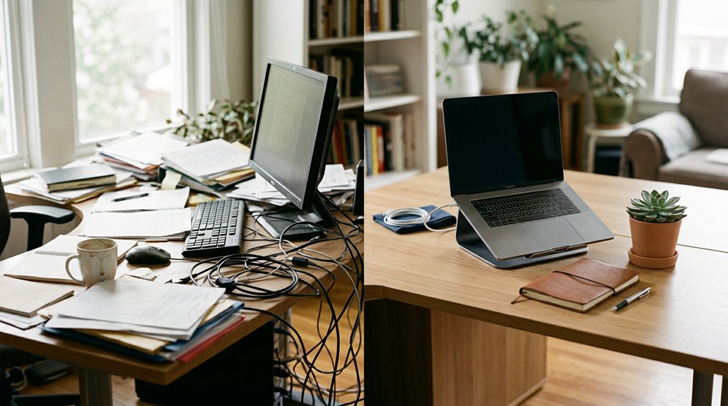ergonomic workspace improves focus
