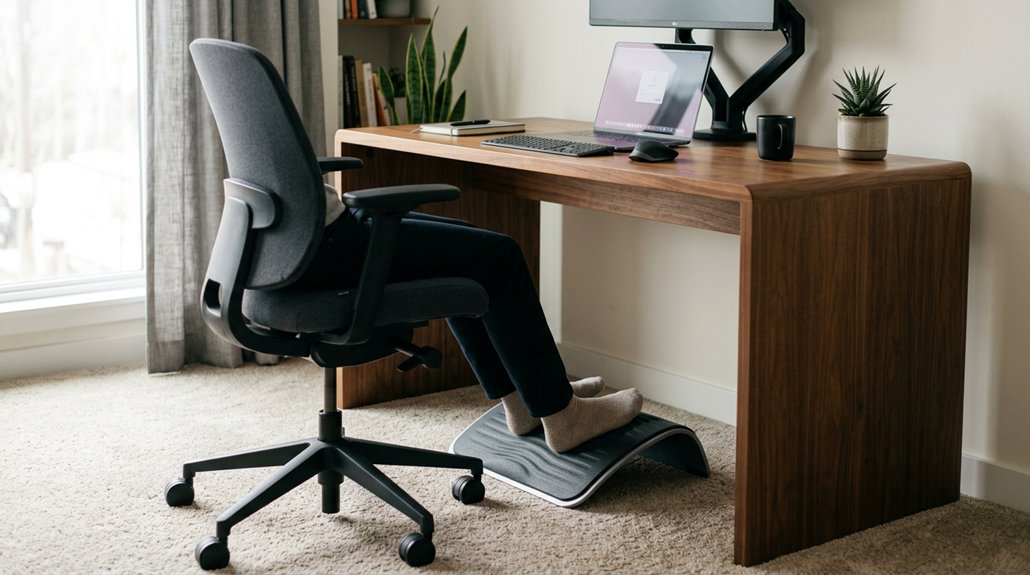 footrest for posture improvement