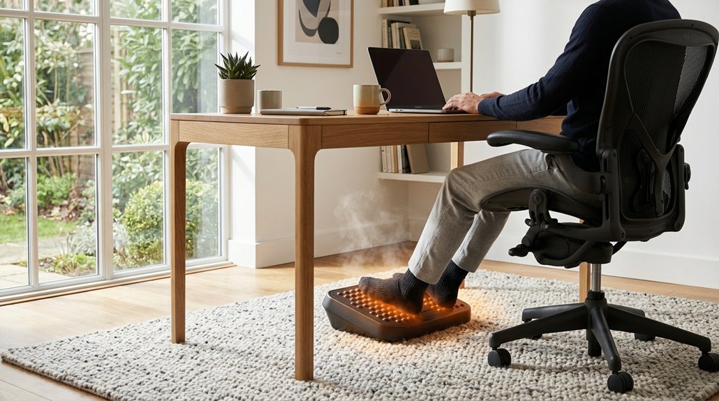 heated massage footrest benefits