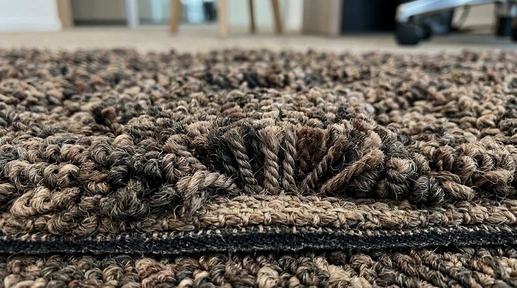 higher piles denser fibers