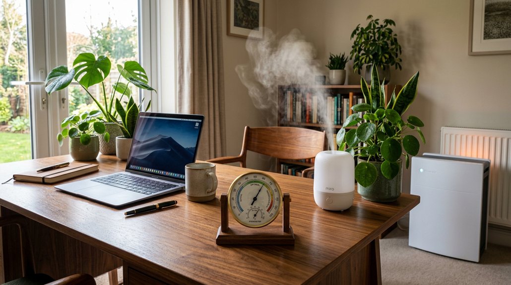home office humidity signs