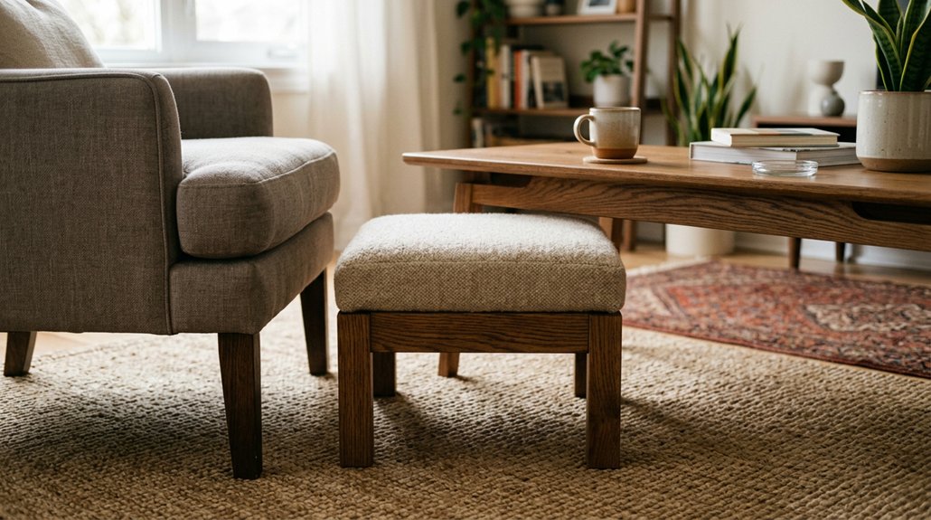 ideal footstool height benefits