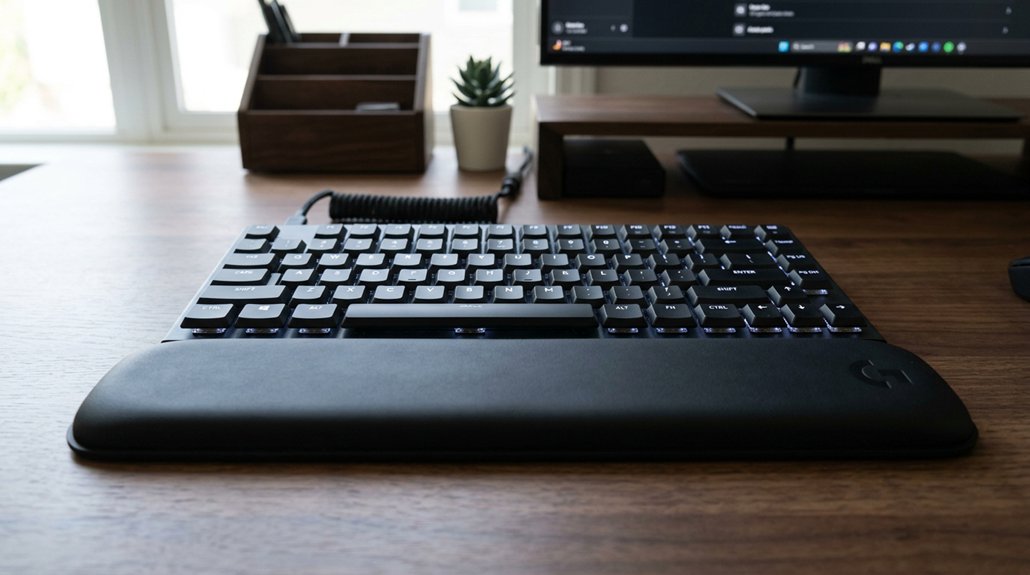 ideal wrist rest positioning