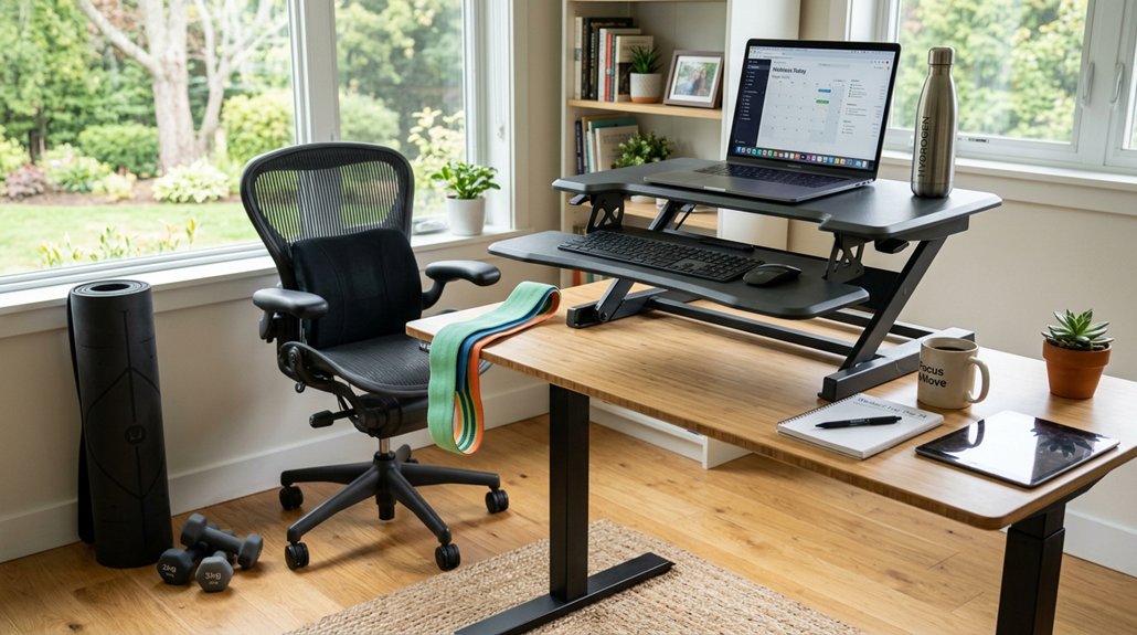 incorporate movement during work