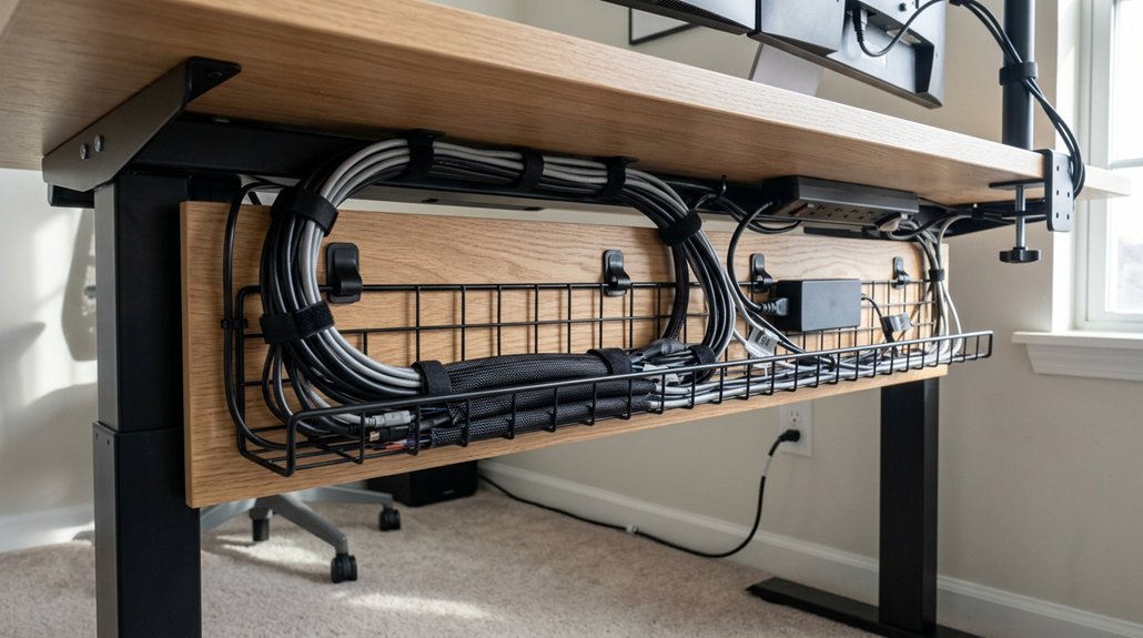 integrated desk cable solutions
