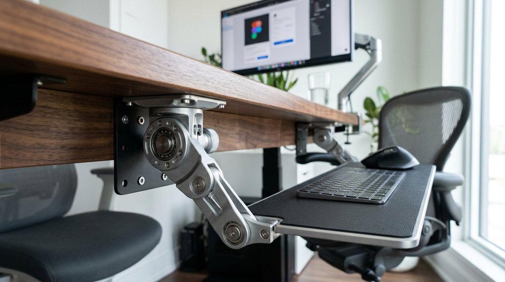 keyboard tray mounting tips