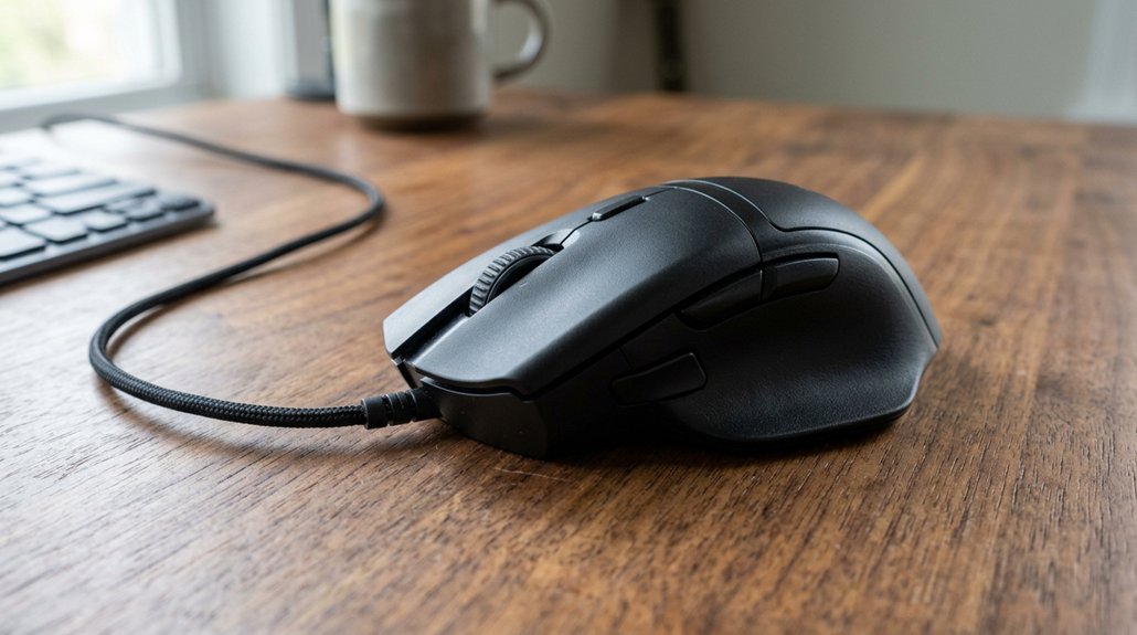 left handed precision wired mice