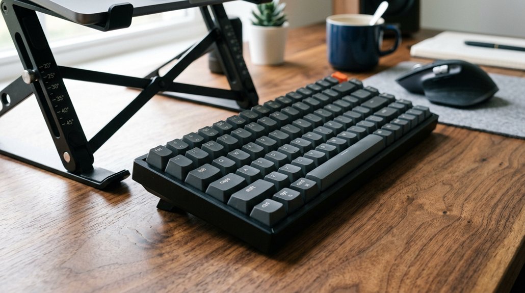 maintain negative tilt ergonomics