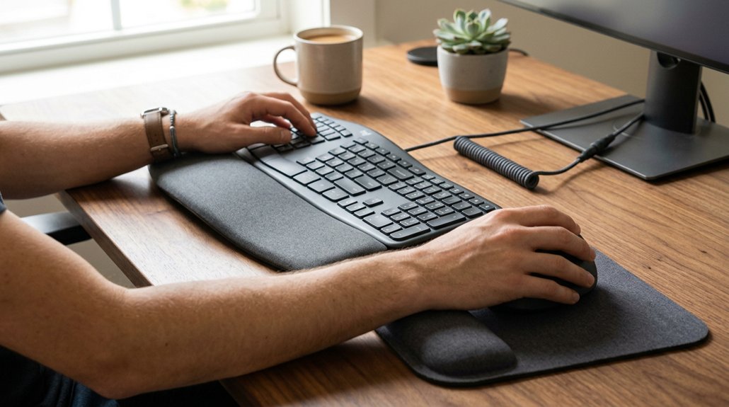 maintain neutral wrist alignment