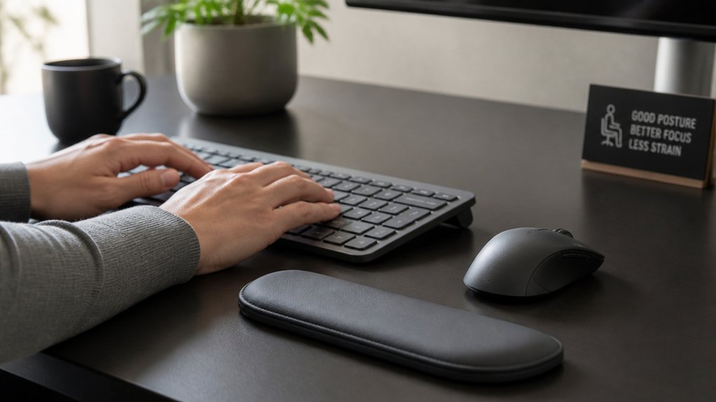 maintain neutral wrist alignment