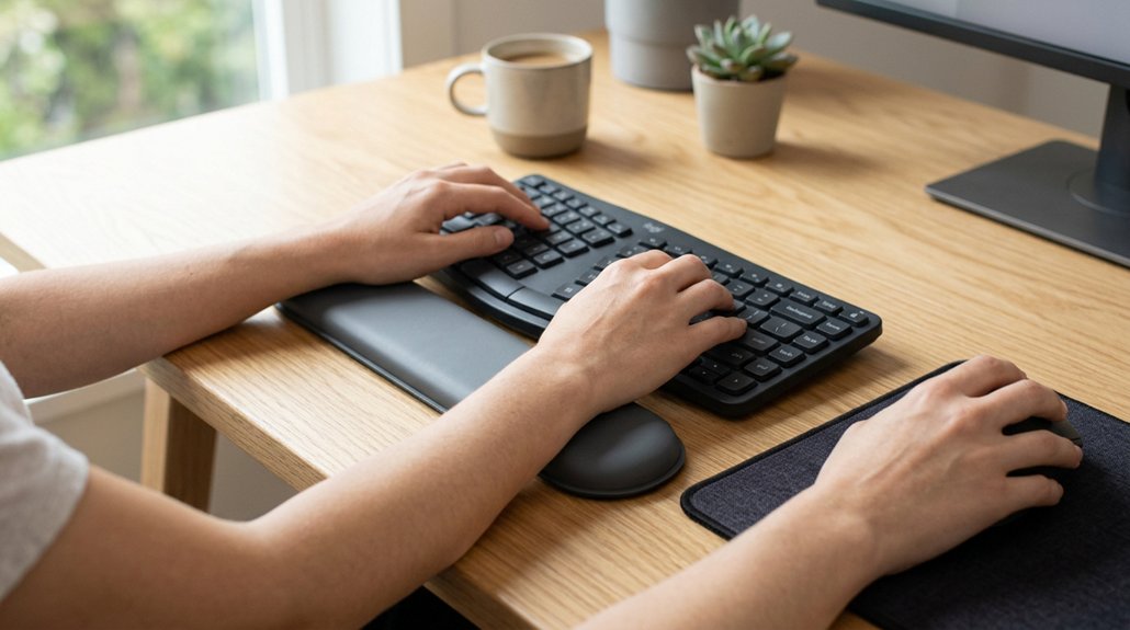 maintain neutral wrist alignment