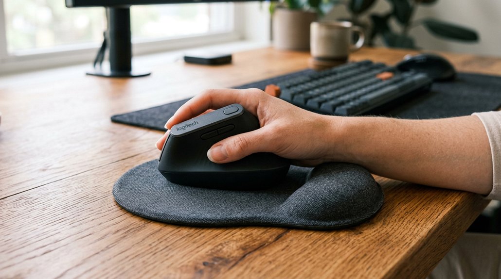 maintain neutral wrist position