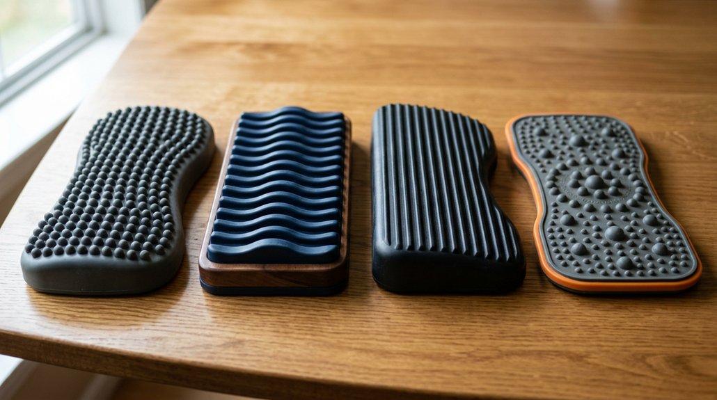 massage footrest design comparison
