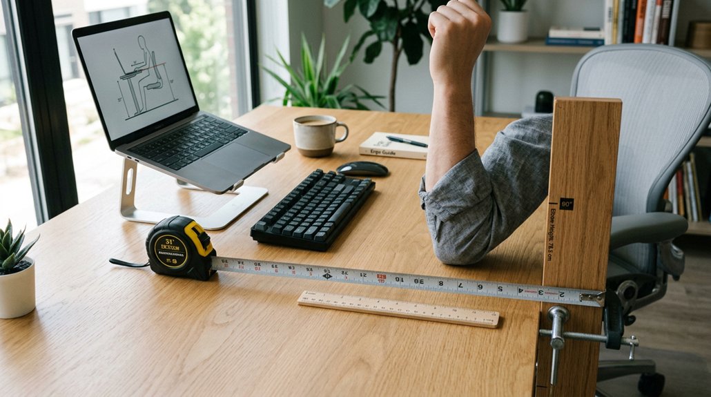 measure elbow height accurately