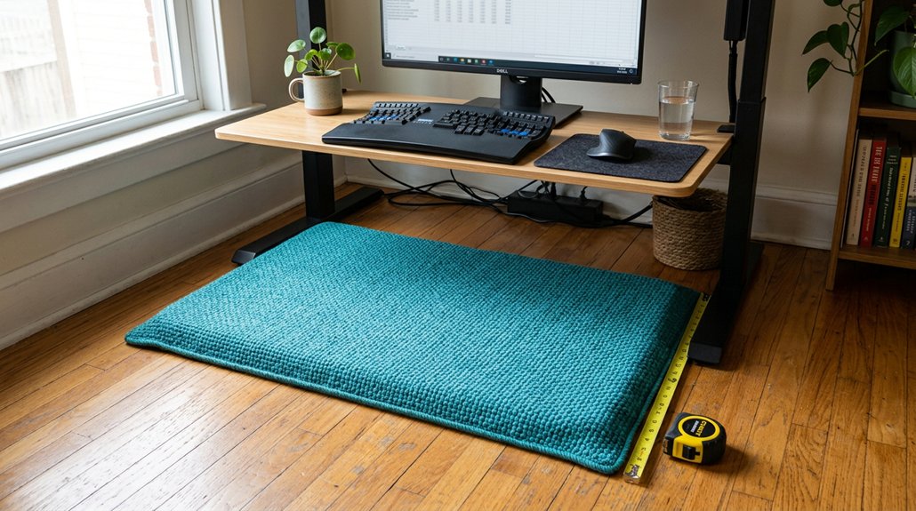 measuring space for mats