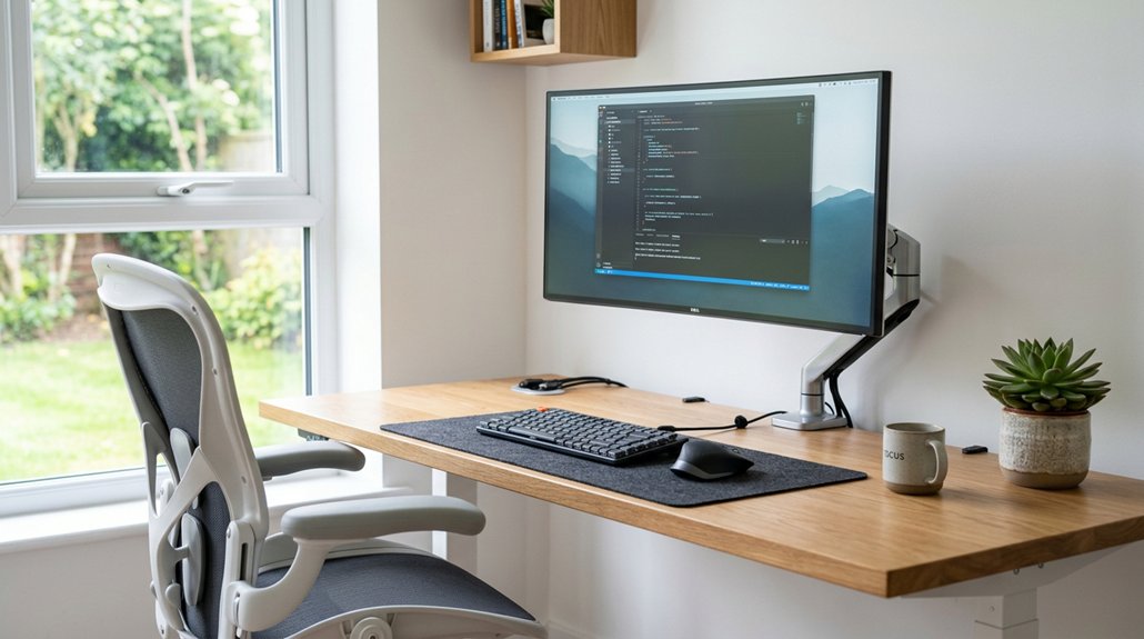 monitor height eye level