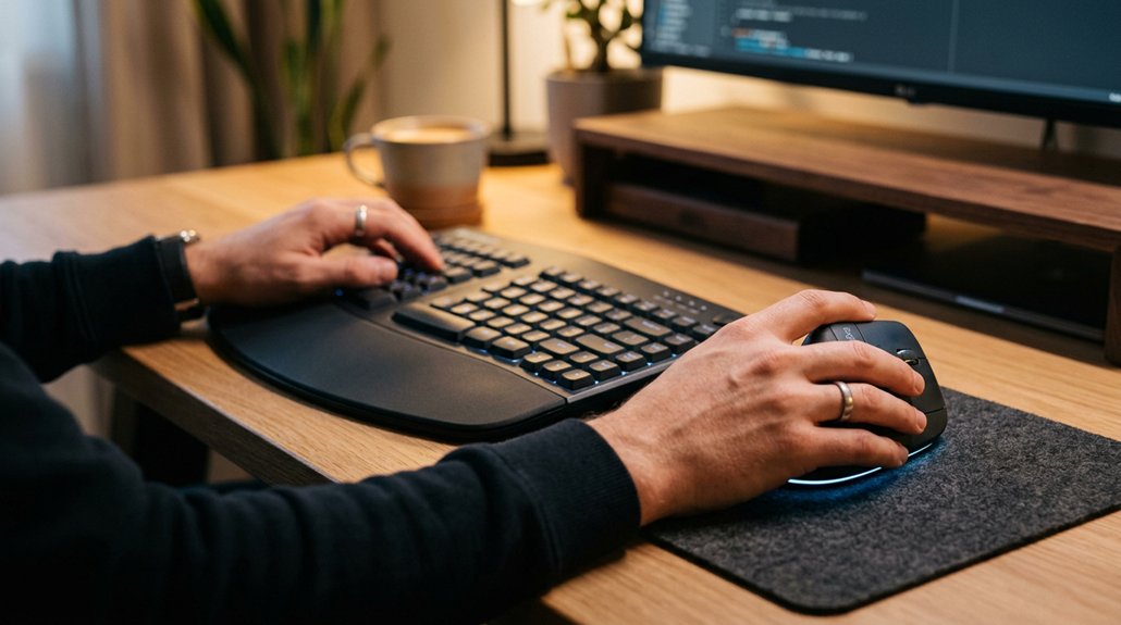 mouse placement reduces strain