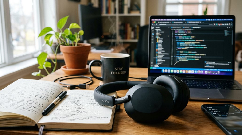 noise cancellation enhances focus