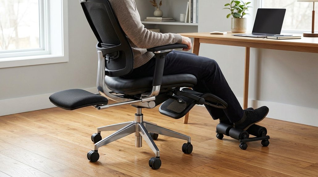 office chair leg supports