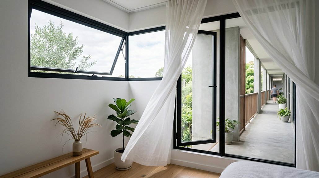 optimal cross ventilation window placement