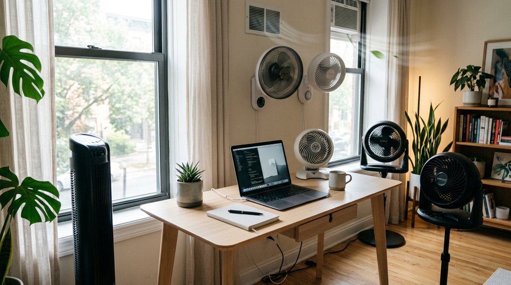 optimal desk air flow