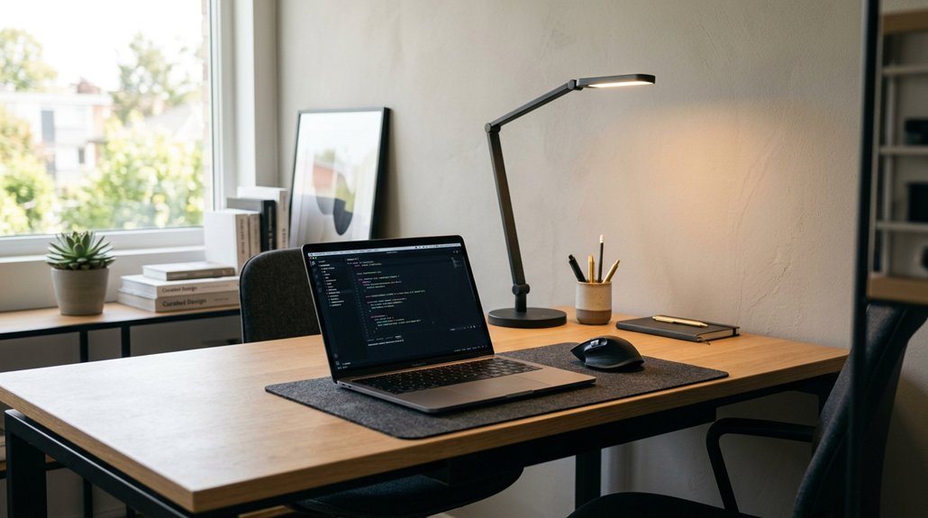 optimal desk depth dimensions