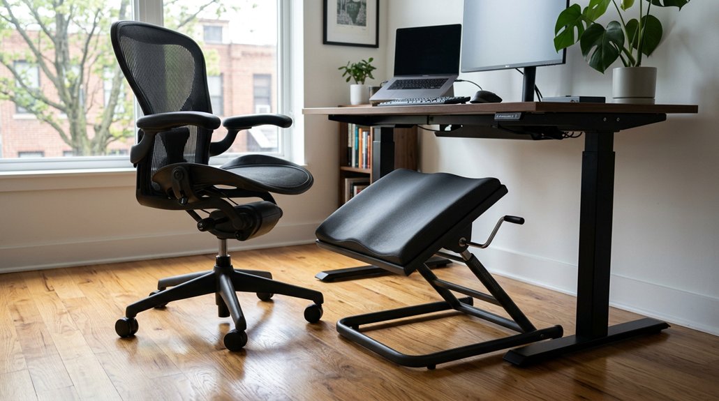optimal ergonomic leg positioning