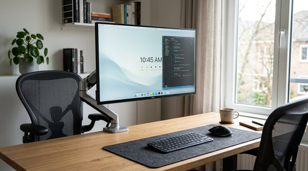 optimal ergonomic screen positioning
