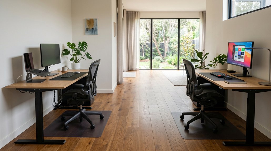 optimal home office walkway
