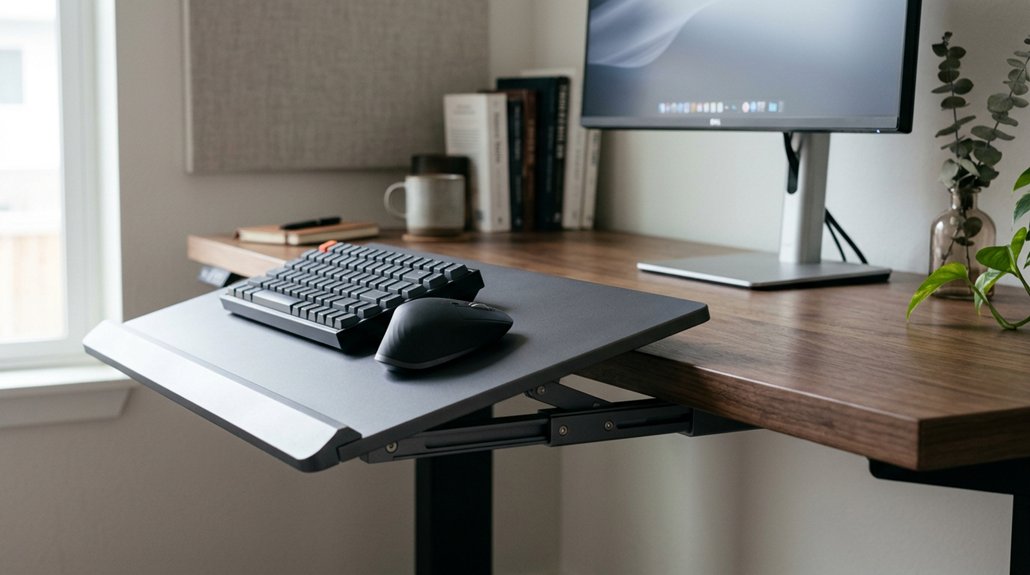 optimal keyboard tray tilt