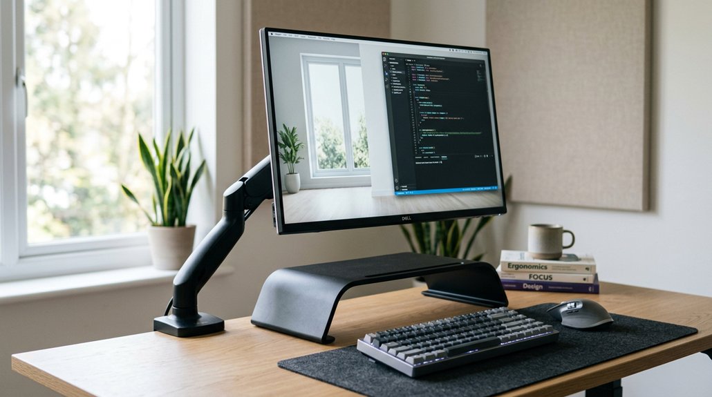 optimal monitor height angle
