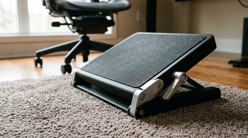 optimize footrest angle position