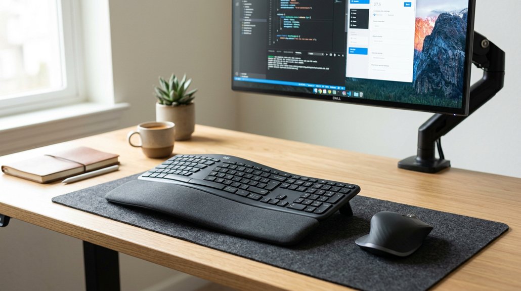 optimize keyboard and screen position