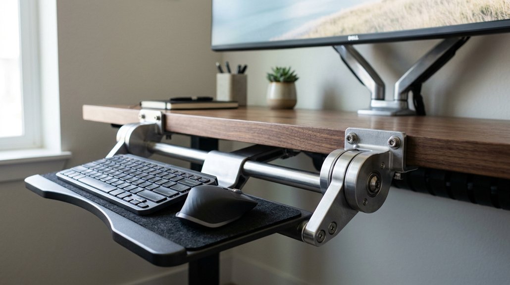 optimize keyboard tray ergonomics