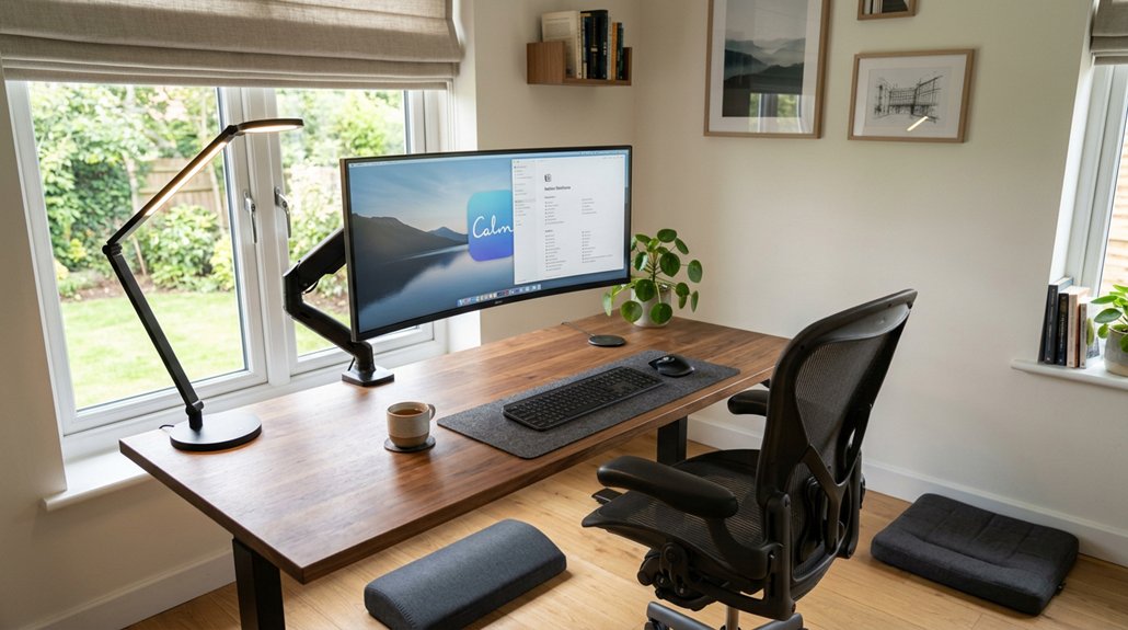 optimize monitor placement ergonomics