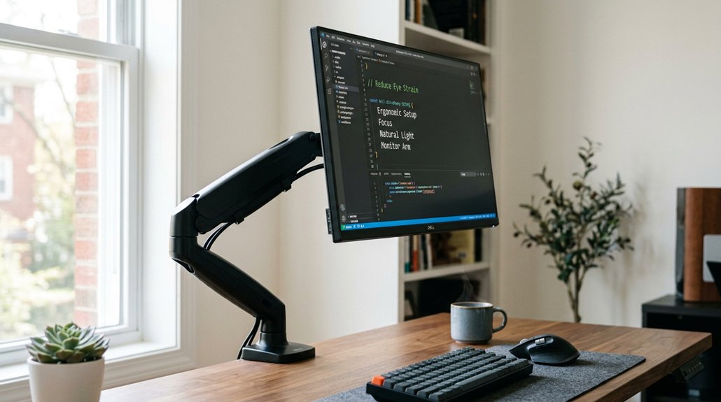 optimize screen setup ergonomics